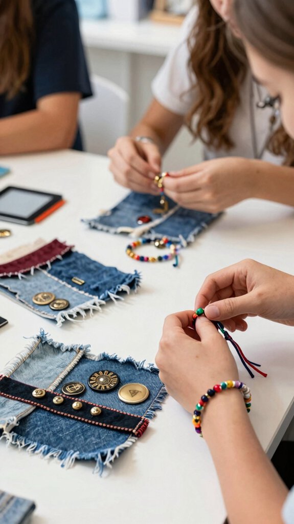 16 Art Projects for Teens That Feel Creative and Modern 13 thrifted pouch upcycled zipperpouch