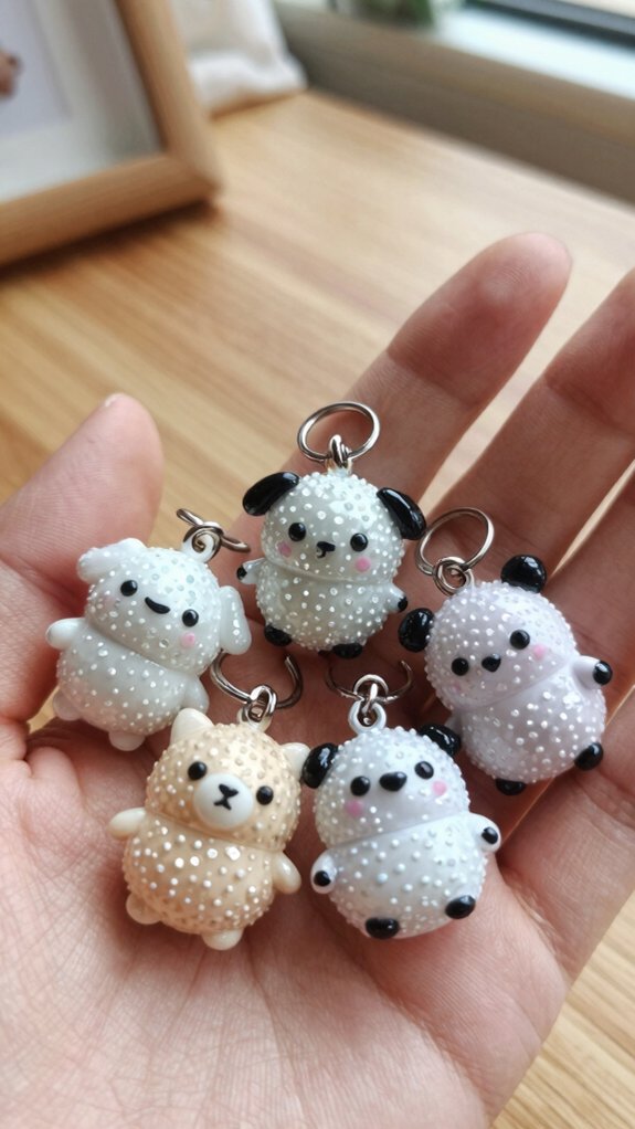 14 Beaded Keychains That Make Thoughtful Handmade Gifts 12 tiny storybook animal keychain