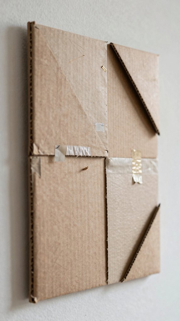 15 Wall Hanging Ideas Made From Everyday Waste Materials 3 upcycled geometric cardboard wall art
