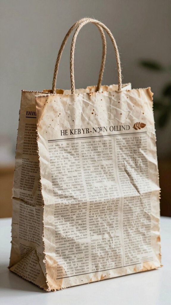 16 Useful Recycled Crafts That Turn Waste Into Something Beautiful 9 upcycled newspaper gift bags