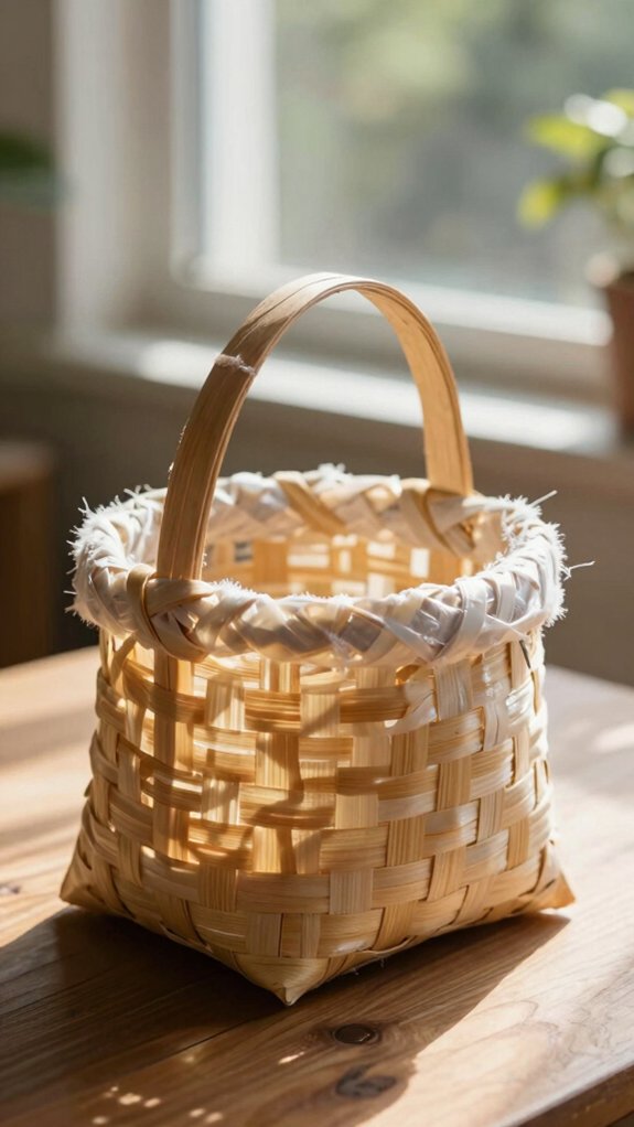 16 Useful Recycled Crafts That Turn Waste Into Something Beautiful 5 upcycled plarn plastic bag basket