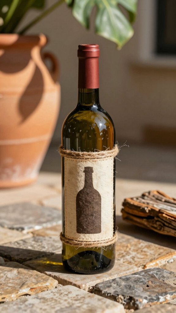 14 Wine Bottle DIY Crafts That Look Surprisingly Elegant 15 upcycled wine bottle patio lights