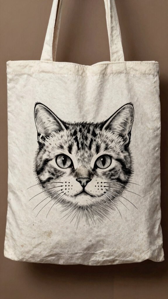 vintage cat face bookplate charm