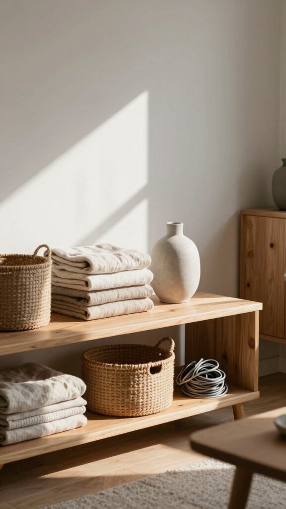 19 Home Organization Hacks That Make Your House Look Instantly Tidier 7 visual balance hidden clutter