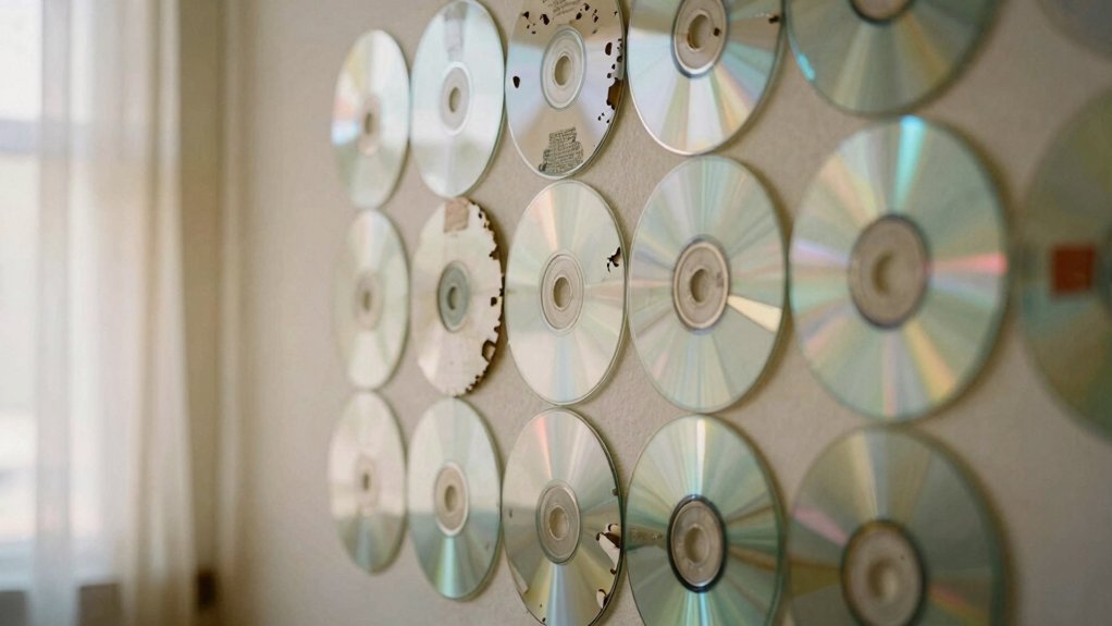 14 Wall Decor Ideas Using Old CDs 6 wall decor with upcycled cds