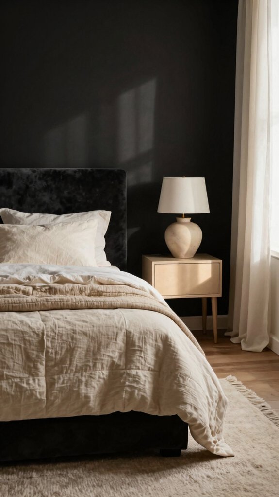 15 Bedroom Color Combinations Designers Never Get Tired Of 11 warm beige softens black