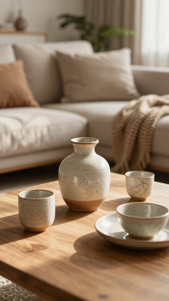 warm handmade ceramic character