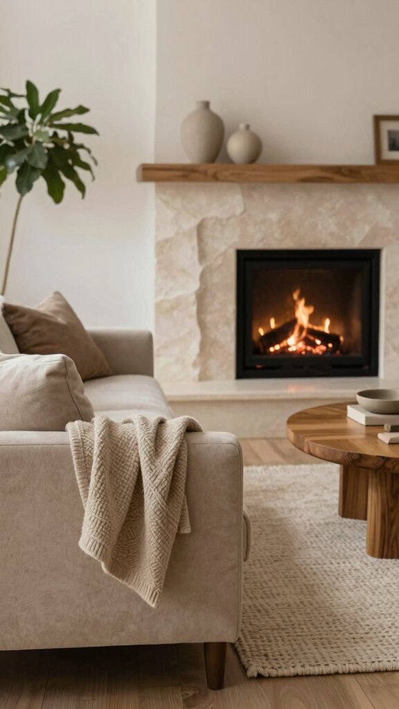 warm modern fireplace gathering spot