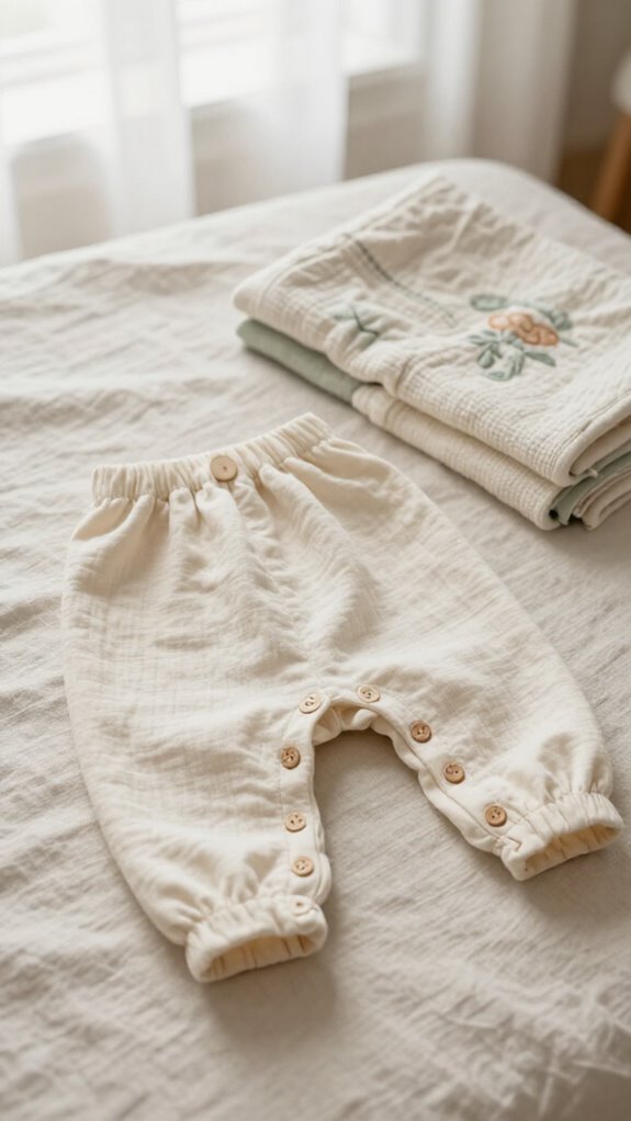 Sewing Baby Clothes Ideas That Feel Special Enough to Keep 6 airy muslin first baby pants