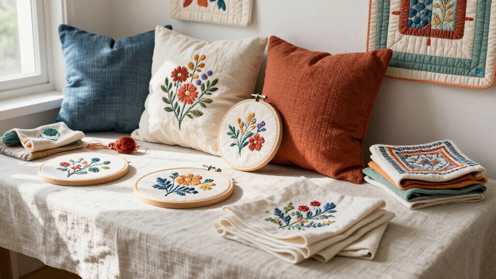 23 Sewing Embroidery Designs That Turn Fabric Into Beautiful Home Decor 2 beautiful home decor through stitching
