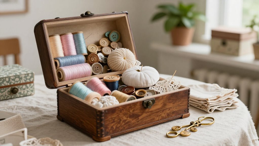 beautiful sewing box decor ideas