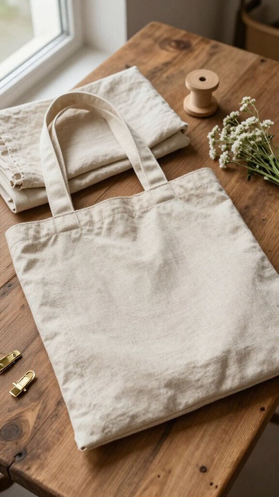 beginner friendly french seam tote