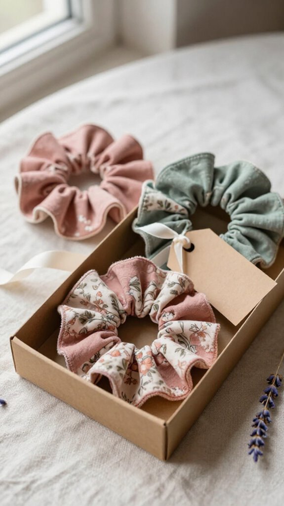 beginner handmade scrunchie set