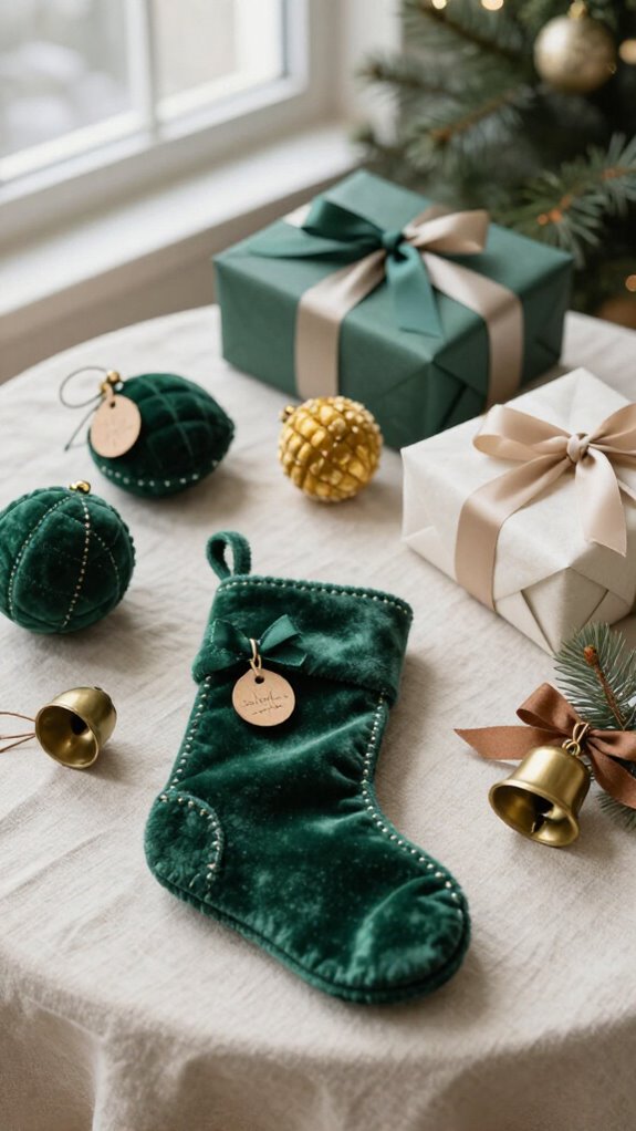 boutique style handmade gift finishing