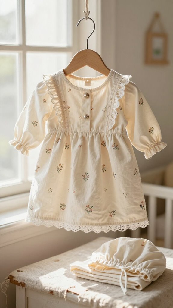 Sewing Baby Clothes Ideas That Feel Special Enough to Keep 8 bright floral pinafore with contrast straps