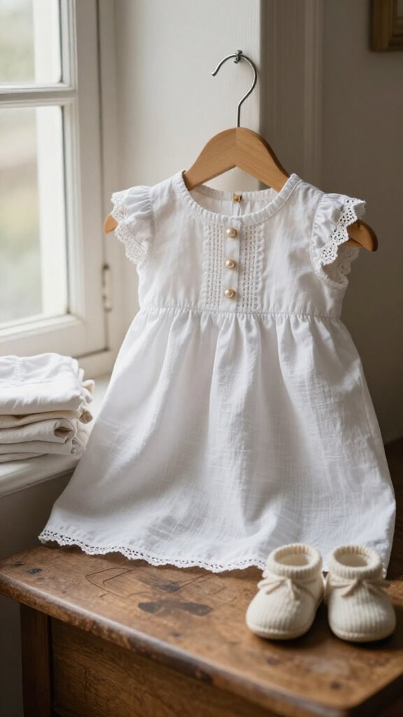 Sewing Baby Clothes Ideas That Feel Special Enough to Keep 17 classic white baby dress sewing