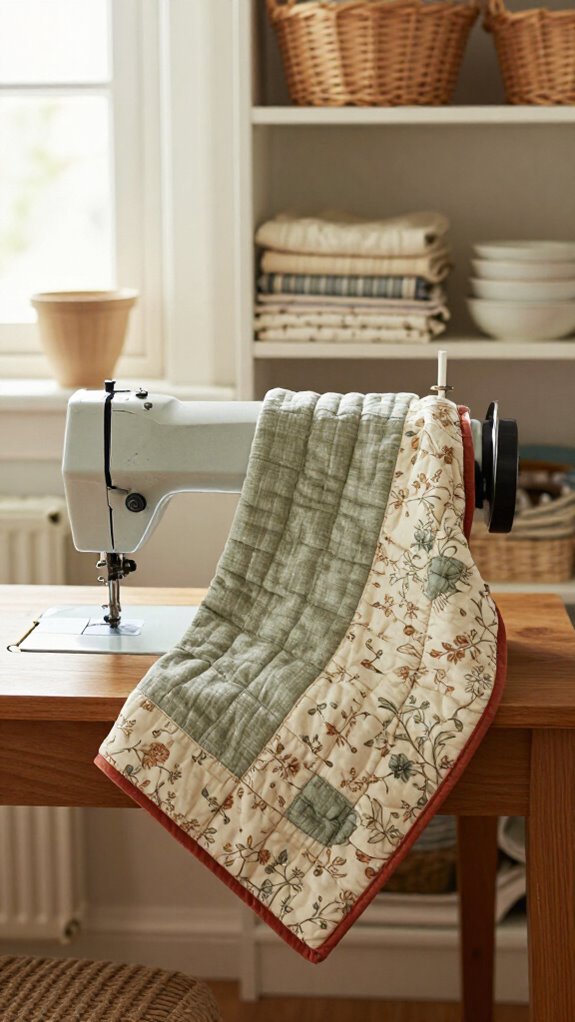 Sewing Machine Cover Ideas That Look Beautiful With Your Home Decor 21 coordinated lined fabric selection