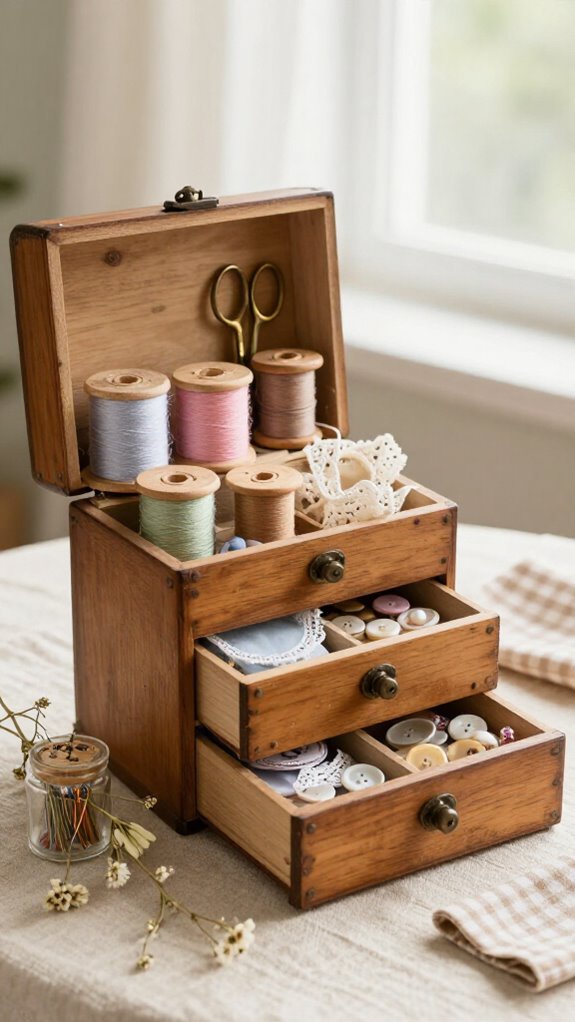 cottagecore jewelry box makeover
