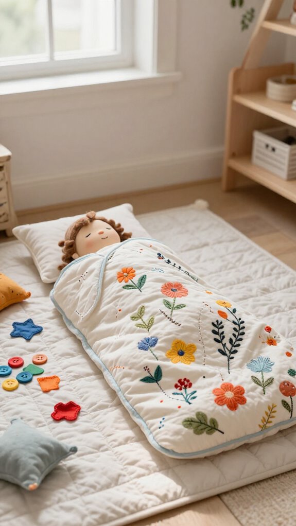 19 Sewing Projects for Kids That Make Their Rooms More Fun 15 cozy diy doll sleeping bag