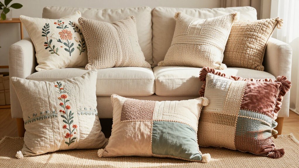 cozy personalized sewing pillow ideas