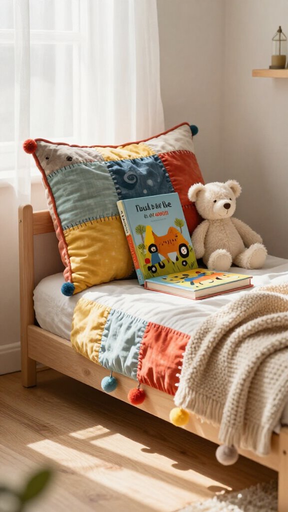 19 Sewing Projects for Kids That Make Their Rooms More Fun 7 cozy reading pillow pocket guide