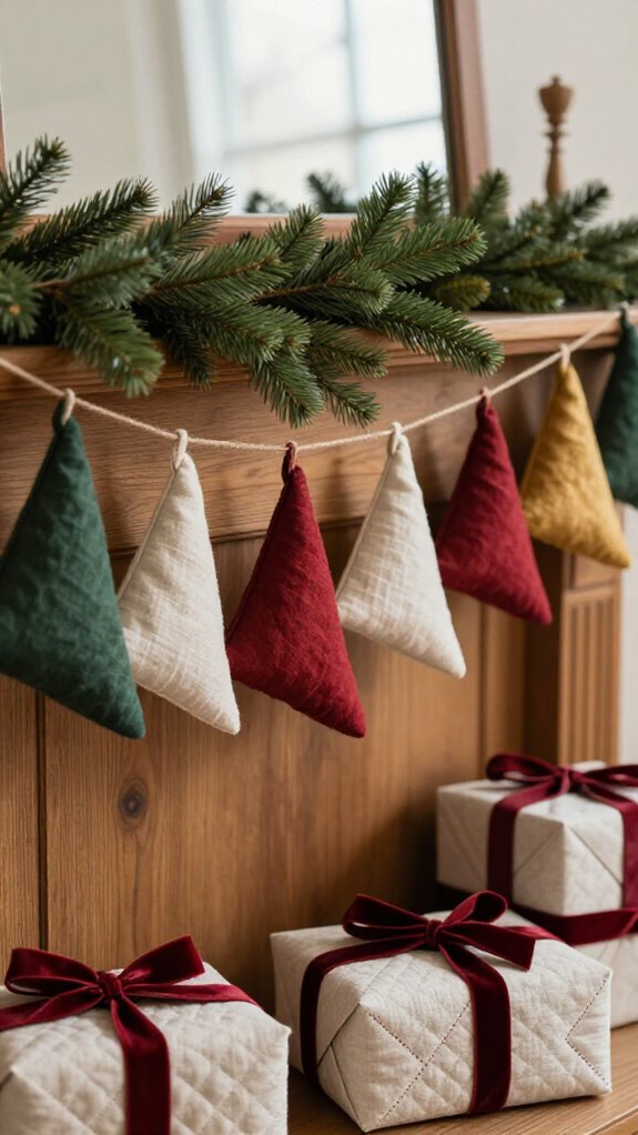 custom fabric scrap star garland