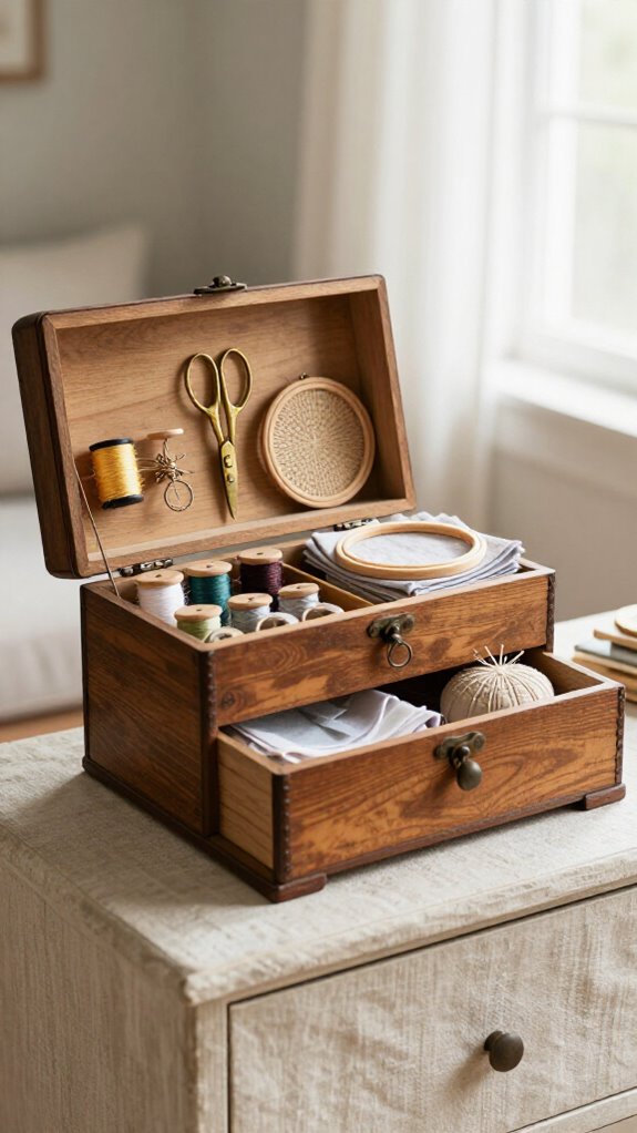decorative diy sewing storage