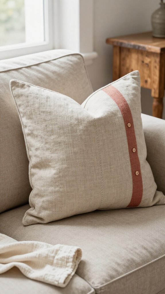 diy linen envelope pillow