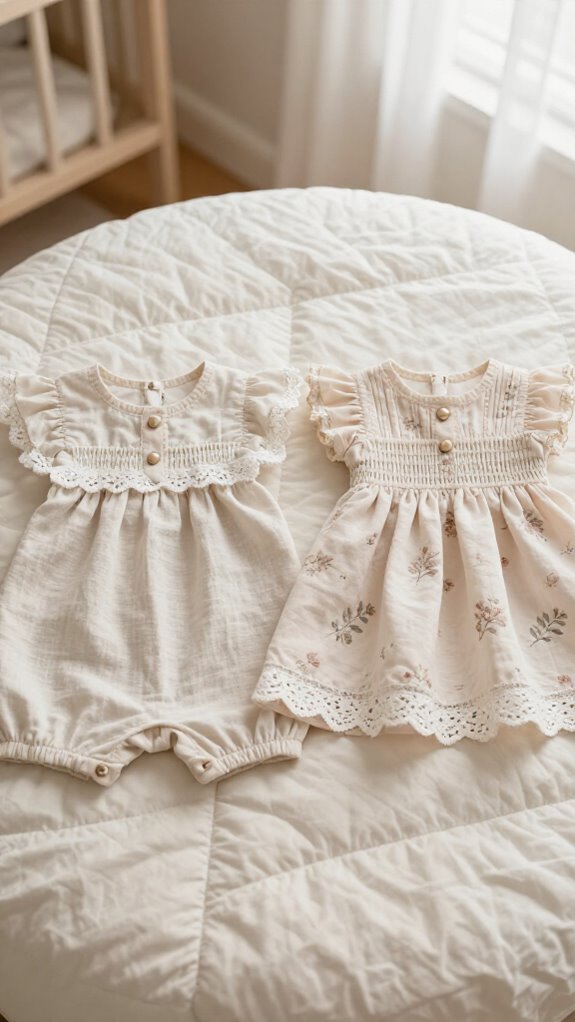 Sewing Baby Clothes Ideas That Feel Special Enough to Keep 14 doll and baby fabric matching
