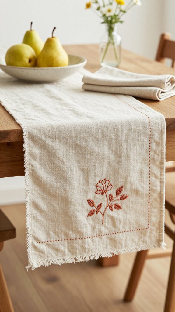 easy fabric table runner