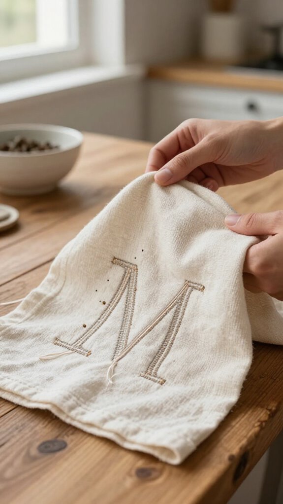Sewing Letters on Fabric Ideas for Personalized Home Decor 4 fabric lettered monogram towels