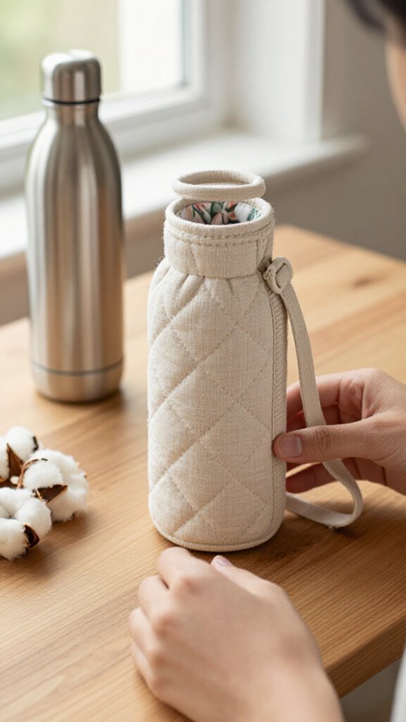 fabric water bottle holder gift