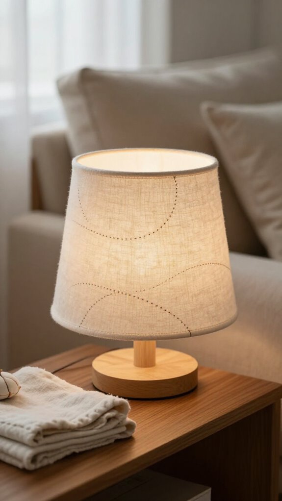 fabric wrap lampshade cover