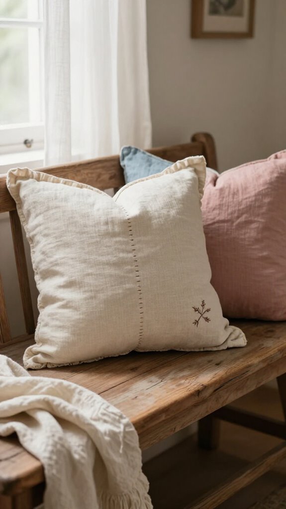 19 Sewing Pillow Ideas for a Cozy and Personal Home 13 french country pillow with piping