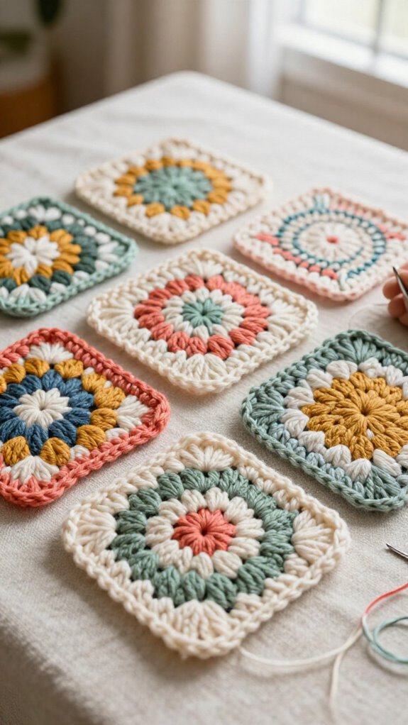 15 Beautiful Ways to Sew Granny Squares Together 14 hand embroidered invisible granny join