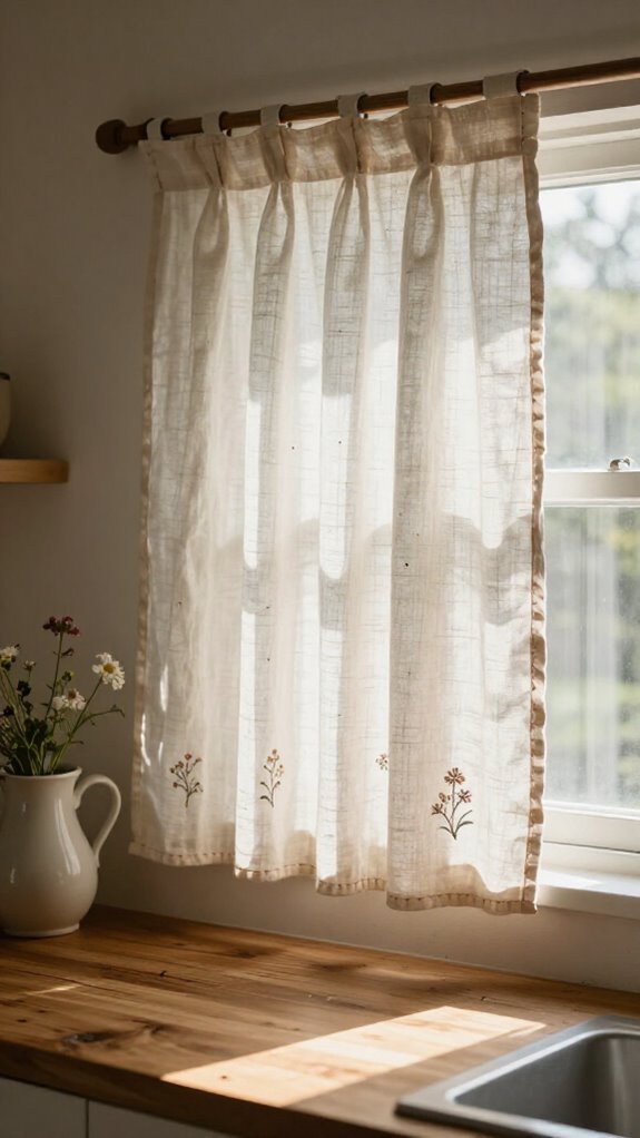 handmade cheerful curtain valance