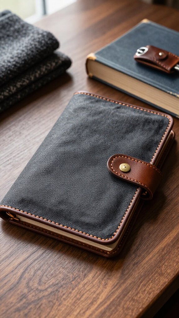 handmade protective book sleeve
