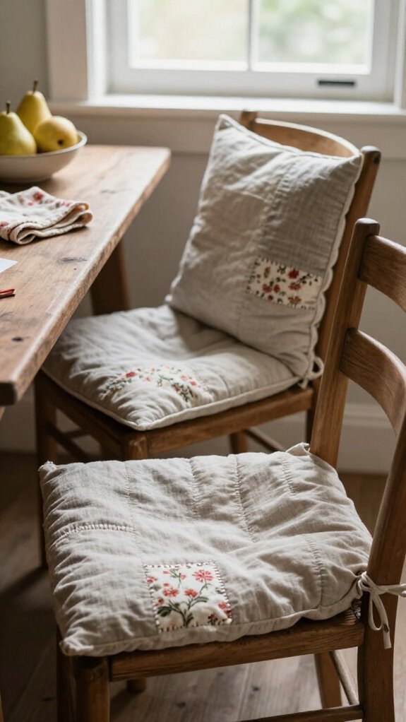 handmade seat cushion covers