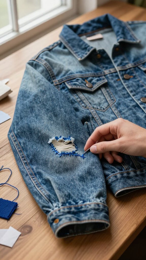 11 Smart Ways to Sew Holes in Clothes Without Making Them Obvious 15 intentional fabric stabilization repairs