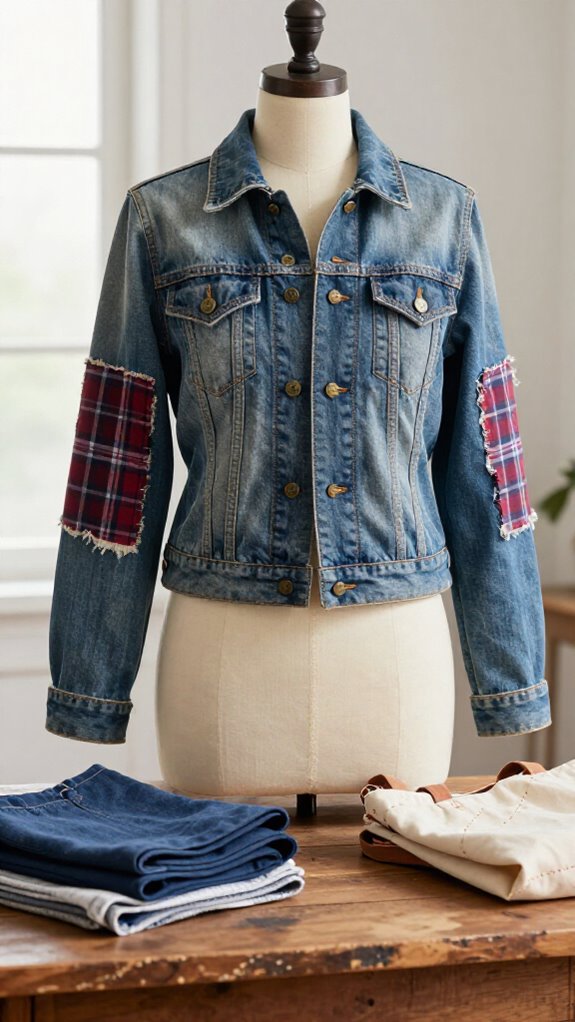 intentional upcycled design details