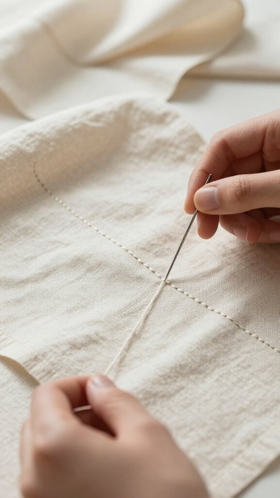keep layers aligned with basting
