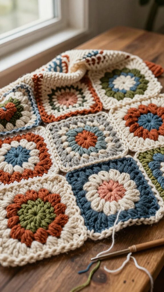 15 Beautiful Ways to Sew Granny Squares Together 16 mixing seam styles gracefully