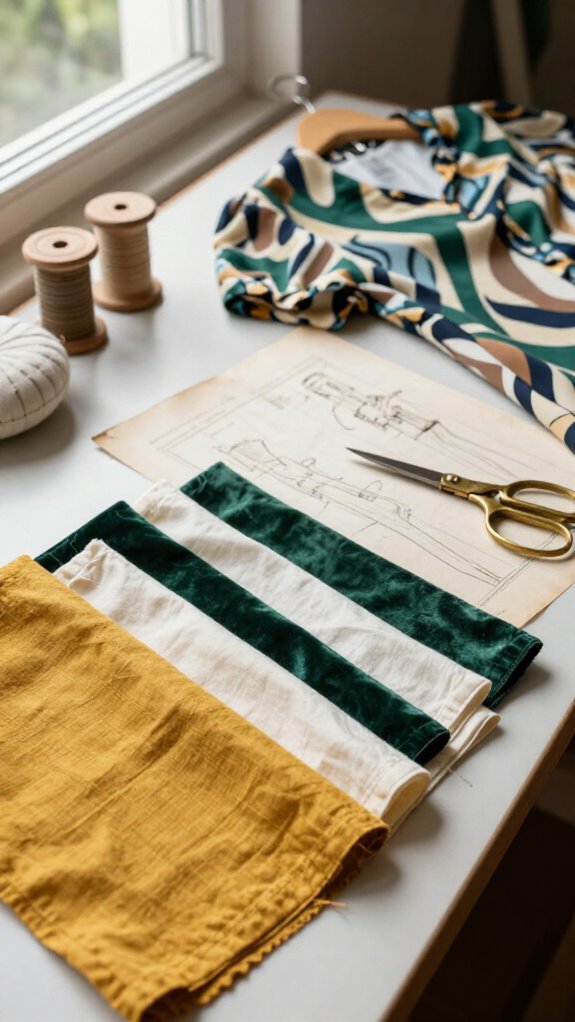 modern vintage patterns with right fabrics