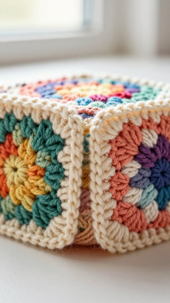 15 Beautiful Ways to Sew Granny Squares Together 10 neat granny square corner join