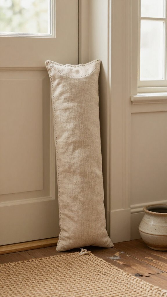 patchwork cozy draft stopper
