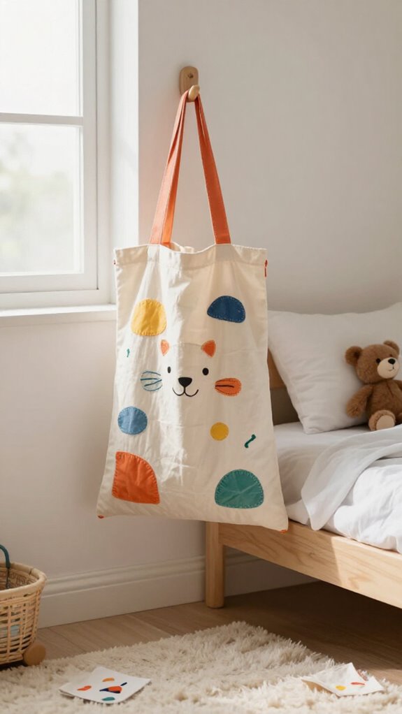 19 Sewing Projects for Kids That Make Their Rooms More Fun 17 personalized drawstring laundry bag