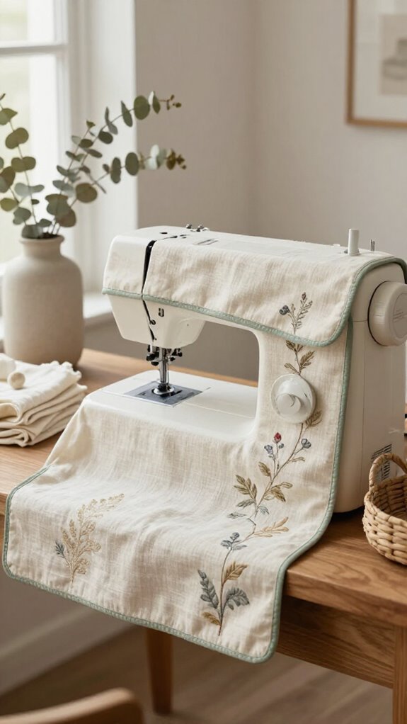 Sewing Machine Cover Ideas That Look Beautiful With Your Home Decor 23 protecting sewing machine cover