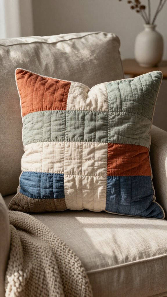 quilt as you go pillow