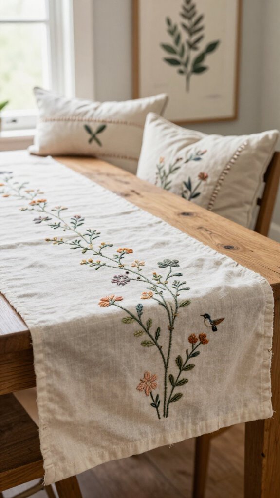 23 Sewing Embroidery Designs That Turn Fabric Into Beautiful Home Decor 25 seasonal nature embroidery choices