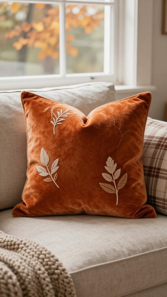 seasonal pillow cover refresh